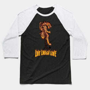 Live Laugh Love Tiger Baseball T-Shirt